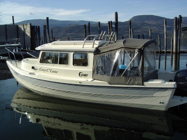 O) Named and docked at Shuswap Marina
