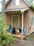 The Boyz at our Cabin in Talkeetna, AK