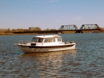 Cpt. Keith arriving on the Nibbler from Crystal River, Fl.