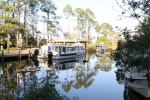 Boats in bayou