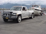At Homer, Alaska boat ramp