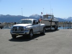 After the boat ride.
Same truck......new boat/trailer