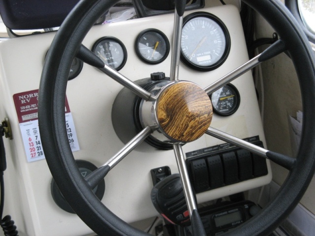 New Wheel button made by friend here in Ninilchik.  Wood is bocoue.
June 2010