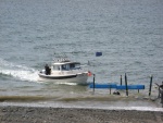 Surf landing @ Deep Creek, Alaska 
Not the time to hesitiate.  Go for it.