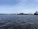 Some Military ship near Jacksonville on the St. John's River