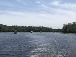 Boats touring on the Hontoon Loop