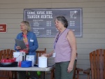 Joyce and Peggy, on the show and tell/sign in.