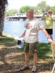 Tom at memorial service