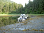 (Hunkydory) Gambier Bay, Admiralty Island-ready to change props