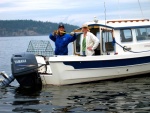 (Jeff and Diane) Hunter Bay Crabbing