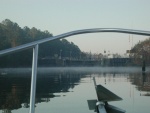 Entering North Lock, Great Dismal Swamp Canal, Intercoastal Waterway.  Nine foot rise to the Canal