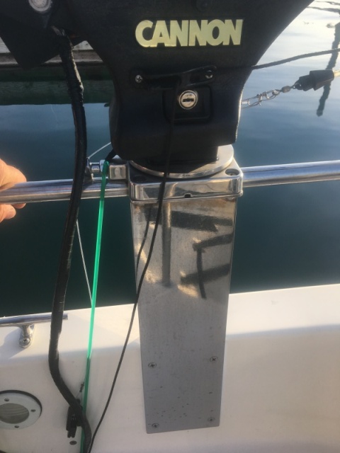 What I came up with for Downrigger Mount for CD-25.
