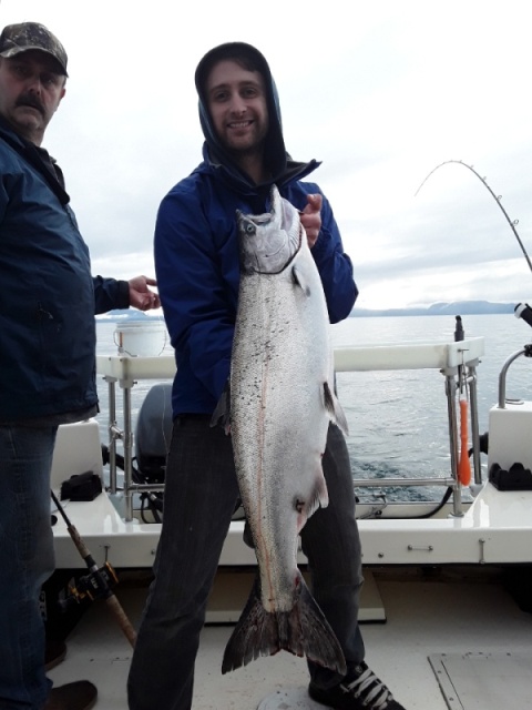 Tim Jr. & 20# White King 10/19/19
Bluff Pt. Kachemak bay AK