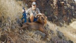 2018 Captain Cook's Spanish Goat West side Oahu.
OMG A BLACK RIFLE its impossible to hunt with that, it Might go 