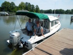 MUNCHKIN finishing up the cruise & heading to the boat ramp