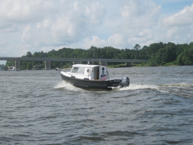RiverHorse at the mouth of the Chickahominy [skimmer]