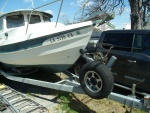 March 2022 Boat on EZ Loader Trailer