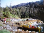 Predecessor to our C-Dory... a plywood dory I built from plans in the National Fisherman