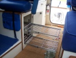 Pull outs under Helm seat