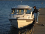 Coming back from our first cruise on the Columbia River. This boat is definitely a different animal.