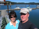 Don and Dee our first year with our new C-Dory 2005 (Cornet Bay)