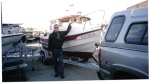 Dick saying his farewell to his 22\' Angler Dec 18 2006