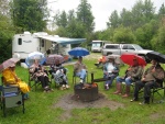 Group after three days of rain