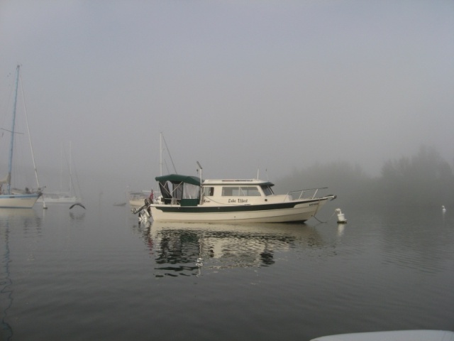 On a mooring ball in Vero Beach,Fla.  city marina. \'11