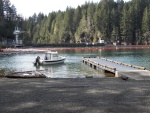 Lake Kokanee boat launch right next to the dam and power house