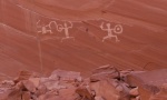 Anasazi Pictograph at Defiance House in Forgotten Canyon 9-23-08