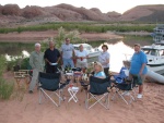 Jim, Chris, Brent, Dixie, Joan, Lori and Warren.  Oak Canyon, fish fry and drinks