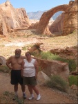 Jim and Laurie on Trail to Rainbow Bridge 9-20-09.Sized