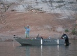 Robbi Fishing Off Rented Lund at Oak Canyon 9-19-09.Sized
