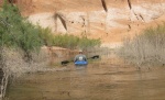 Russ Paddling Back Down from End of Oak Canyon 9-19-09.Sized