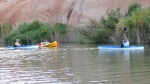 Russ, Pat and Toni Paddling at Hansen Creek Canyon 9-15-09.Sized