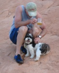 Russ and Baxter at Hansen Creek Canyon 9-15-09.Sized