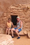 Toni and Russ at Defiance House at Forgotten Canyon 9-15-09 - Anbother Shot.Sized