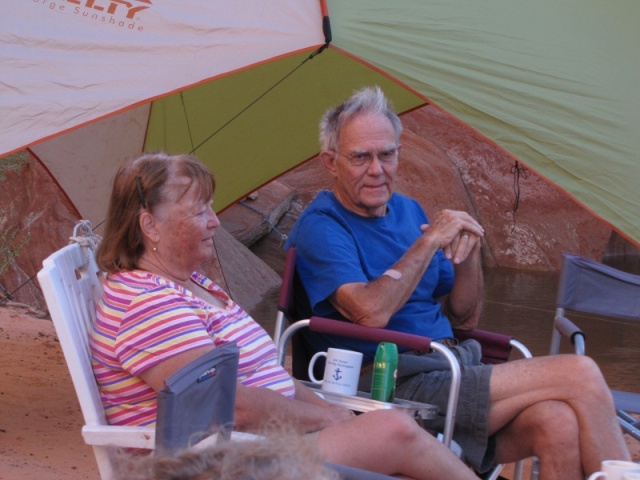 Patty and Dr. Bob at Iceberg Canyon 9-15-14