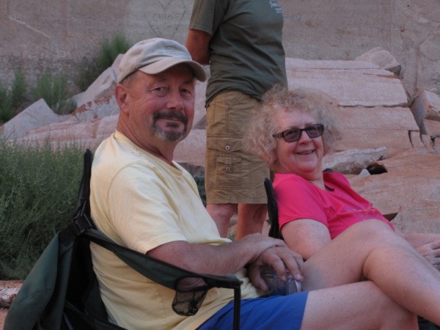 Steve and Diana at Iceberg Canyon 9-15-14