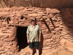 Colby at Defiance House in Forgotten Canyon