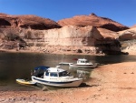 Outlier and Midnight Flyer across from Hole in the Rock