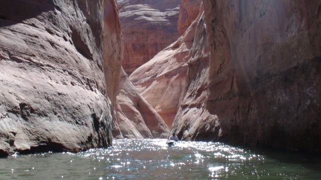 Jody in Mokai-Secret Canyon.  Photo by Hunkydory Jay