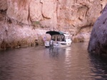 Rick on Hunky Dory in Secret Canyon by Rana Verde