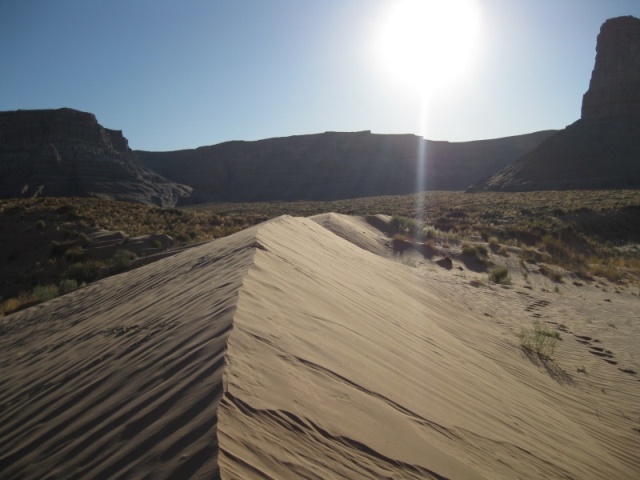 Sand Dune in Gunsight Canyon - C-View