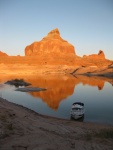 Sunset shot of Boundary Butte & C-View