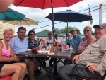 Grandpa Tony\'s for lunch. Joyce and Wolfgang from Dragonfly, Bill from Mystery Girl, Rosanne and Colby from Midnight Flyer, Jack and Debbie from Obsession.