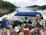 Tom and Joyce off of C-Otter in McCargoe Cove