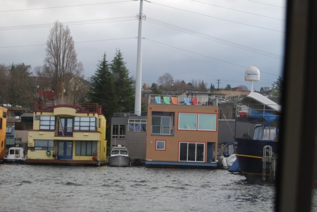 Houseboats on Lake Union.