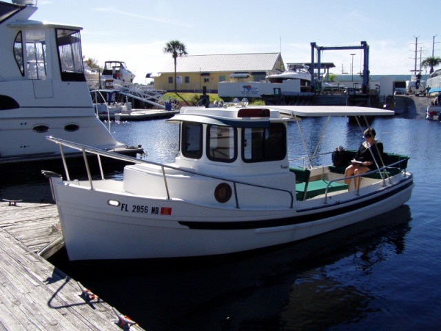 Tug in harbor