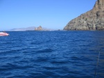 Anchored near Cat Rock off Anacapa Island